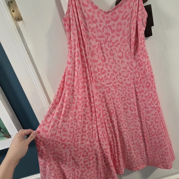 Torrid Leopard Pink Mini Super Soft Tank Dress- Size 0x - Picture 7 of 12